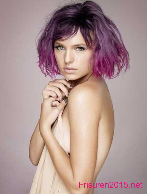 schone pixie haare lila haarfarben trends 2015