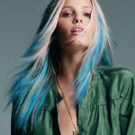 blondine blaue haaren gothic frisuren