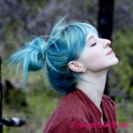 schone gothic frisuren blau haarfarben