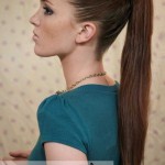 ponytail frisuren 2015 fur kim kardashian